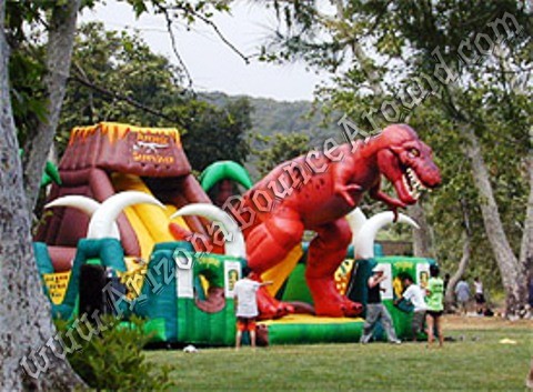 Jurassic Themed Inflatables for rent in Colorado